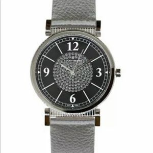 Lucky Brand Carmel Silver Ladies Crystal Watch NEW